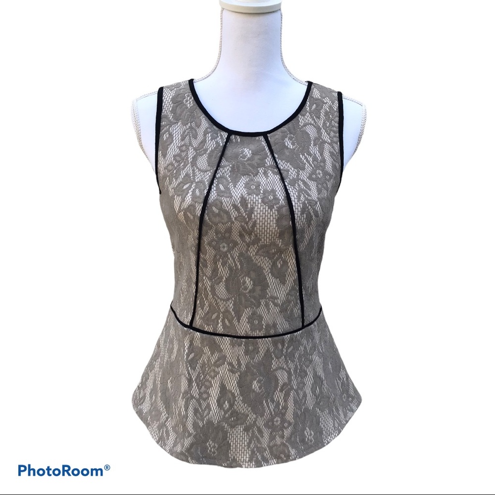 Anthropologie Weston Wear Bloomfall Peplum Top XS
